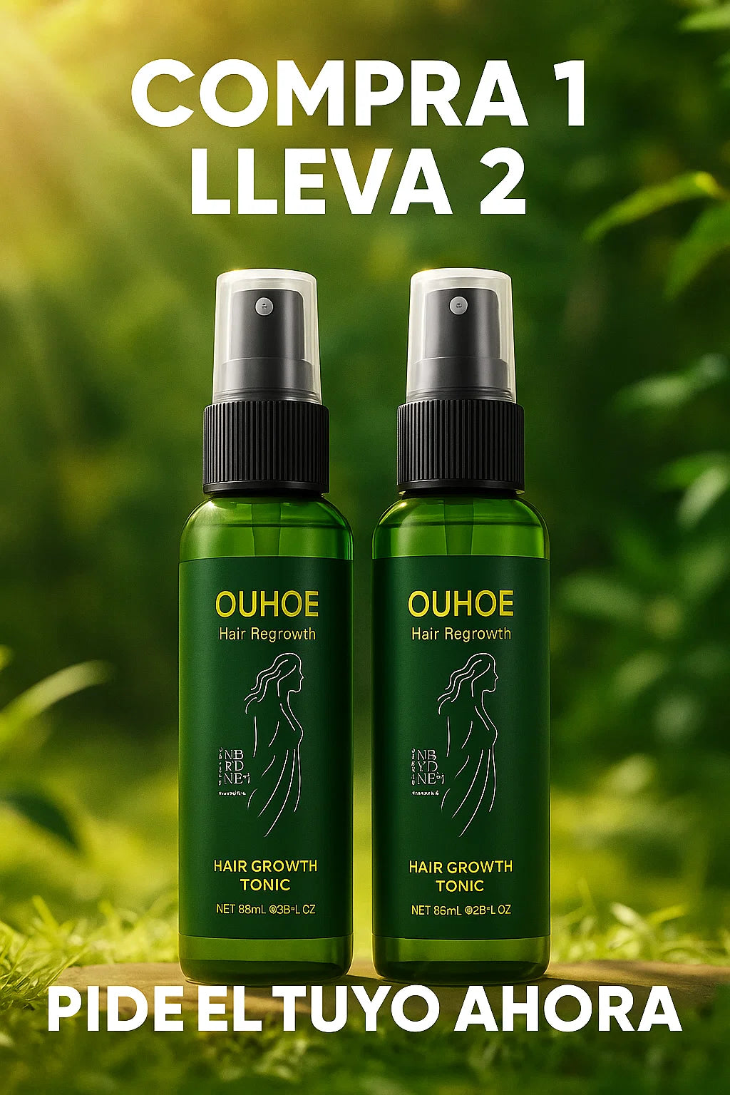🔥 ¡COMPRA 1 Y LLÉVATE 2! SUPER OFERTA - Tónico para el crecimiento del cabello