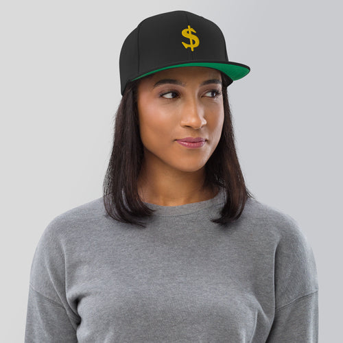 Dollar sign Snapback Hat