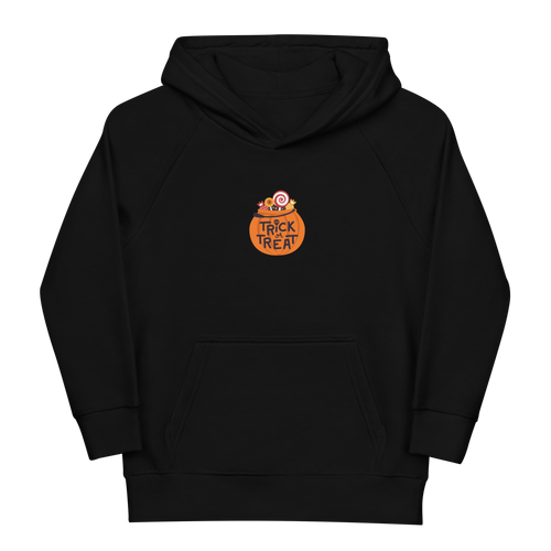 Trick or Treat kids eco hoodie