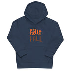 Hello fall kids eco hoodie