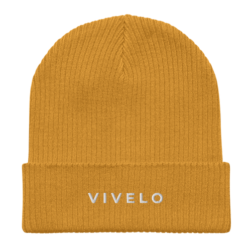 Organic ribbed beanie