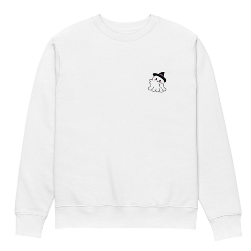 Ghost witch unisex eco sweatshirt