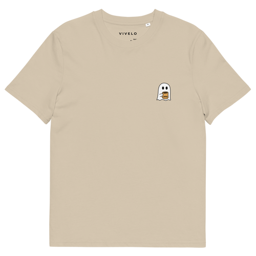 Coffee Ghost unisex organic cotton t-shirt