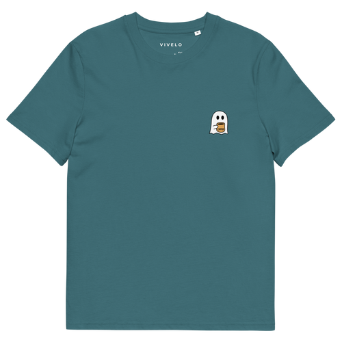 Coffee Ghost unisex organic cotton t-shirt