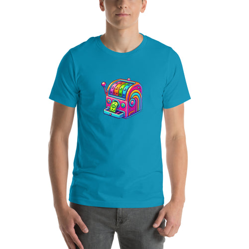 Fluo cash dispenser unisex t-shirt